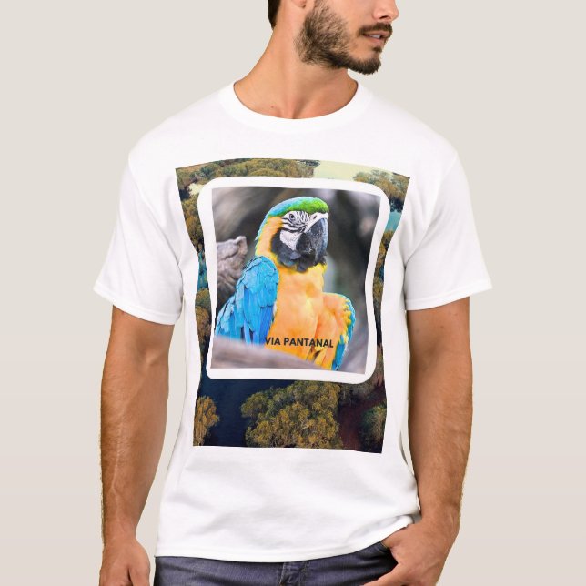Camiseta Masculina Básica Pantanal T Shirt (Framsida)