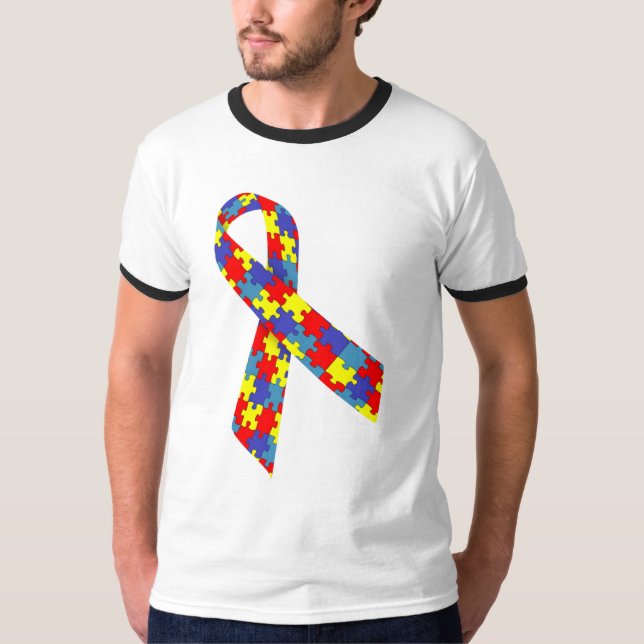 Camiseta Masculina Básica Ringer Laço T Shirt (Framsida)