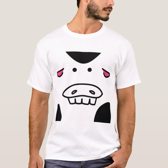 Camiseta Masculina Cow Evolution  T Shirt (Framsida)
