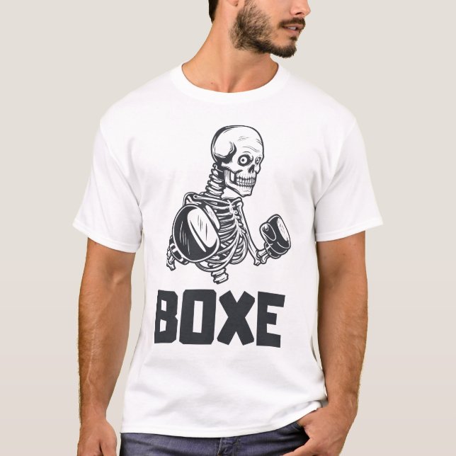 Camiseta Masculina de Boxe/ boxing  T Shirt (Framsida)