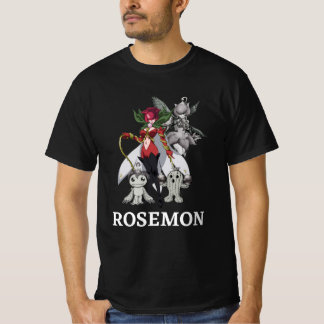 Camiseta Masculina Digimon Tri Rosemon T Shirt