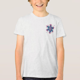 Camiseta Masculina Juvenil Básica Flôr da Vida-7 T Shirt