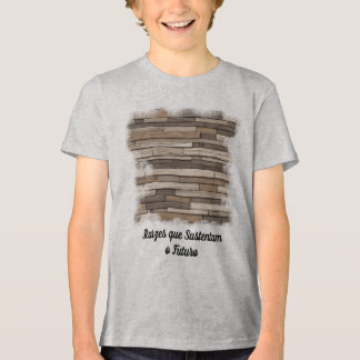 Camiseta Masculina Juvenil Básica Madeira Viva T Shirt