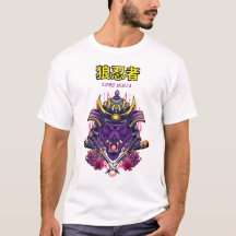 Camiseta masculina Lobo Ninja