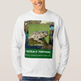 Camiseta Masculina Mangas Longas Via Pantanal Sapo T Shirt