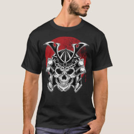Camiseta Masculina Máscara Samurai Oni / Samurai O T Shirt