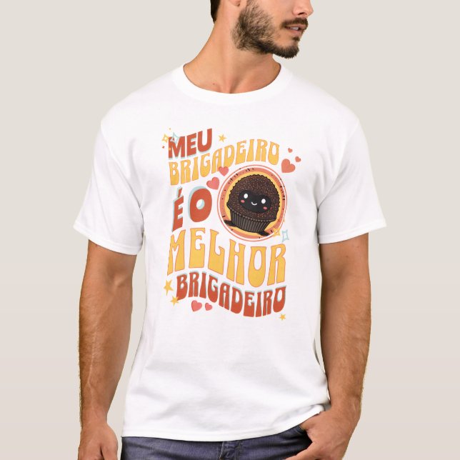Camiseta Masculina Meu Brigadeiro T Shirt (Framsida)