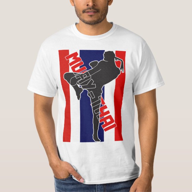 Camiseta Masculina Muay Thai/ MuayThai MartialArts T Shirt (Framsida)