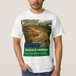  Camiseta Masculina Value Via Pantanal Jacaré T Shirt