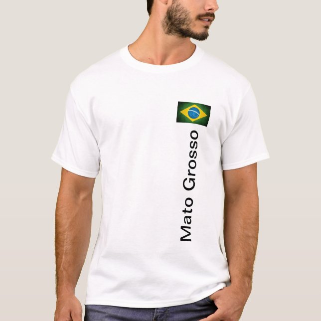 Camiseta Mato Grosso Brasil T Shirt (Framsida)