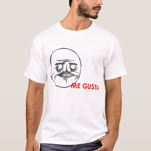 Camiseta Me Gusta T-shirt (Framsida)
