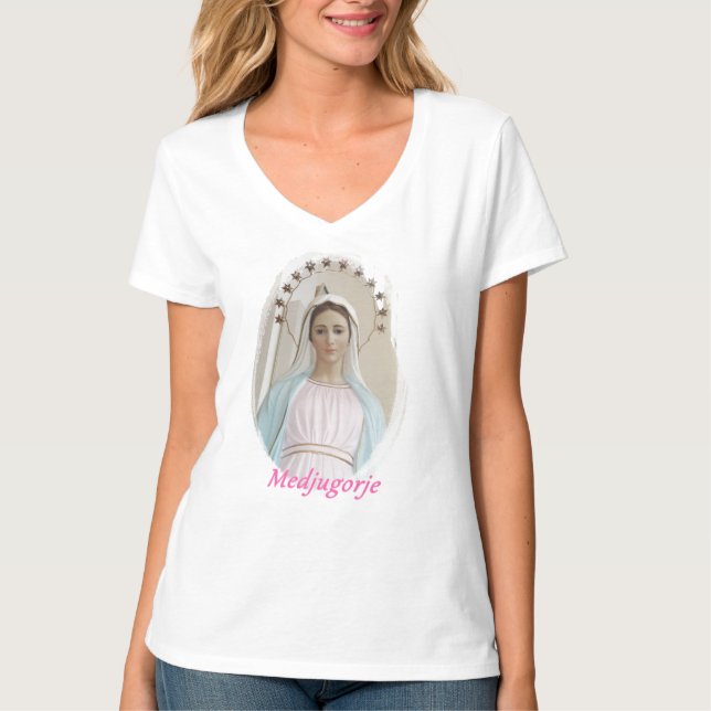 Camiseta Medjugorje T Shirt (Framsida)
