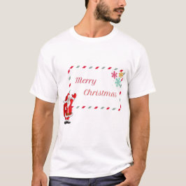 Camiseta merry christmas men t shirt