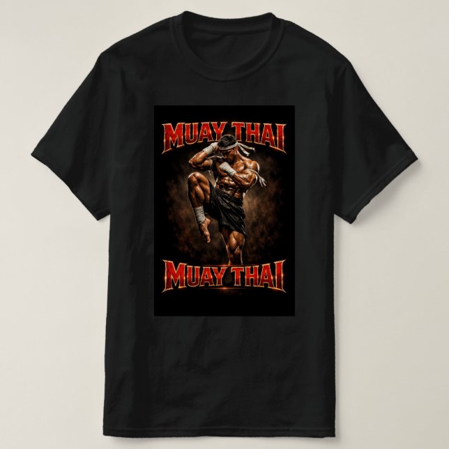 Camiseta Muay Thai T Shirt (Design framsida)