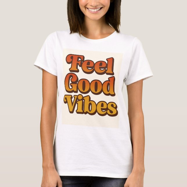 Camiseta mujer Feel good vibes T Shirt (Framsida)