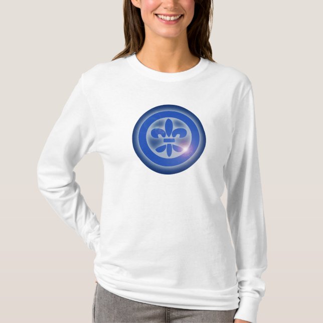 Camiseta Mujer Flor de Lis Ho Oponopono Tröja (Framsida)