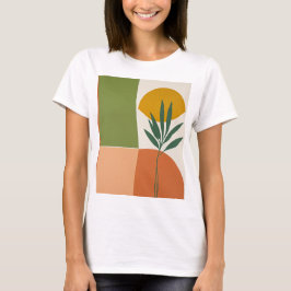 camiseta mujer planta minimal t shirt