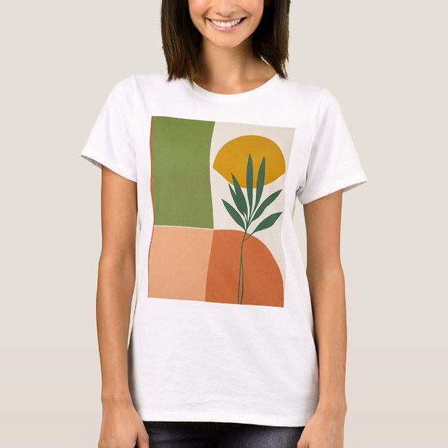 camiseta mujer planta minimal t shirt (Framsida)