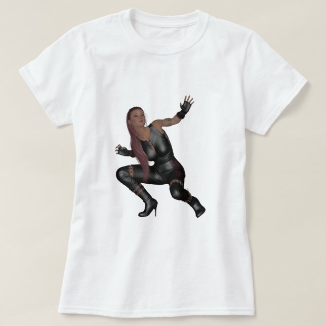 Camiseta mulher do rock t shirt (Design framsida)