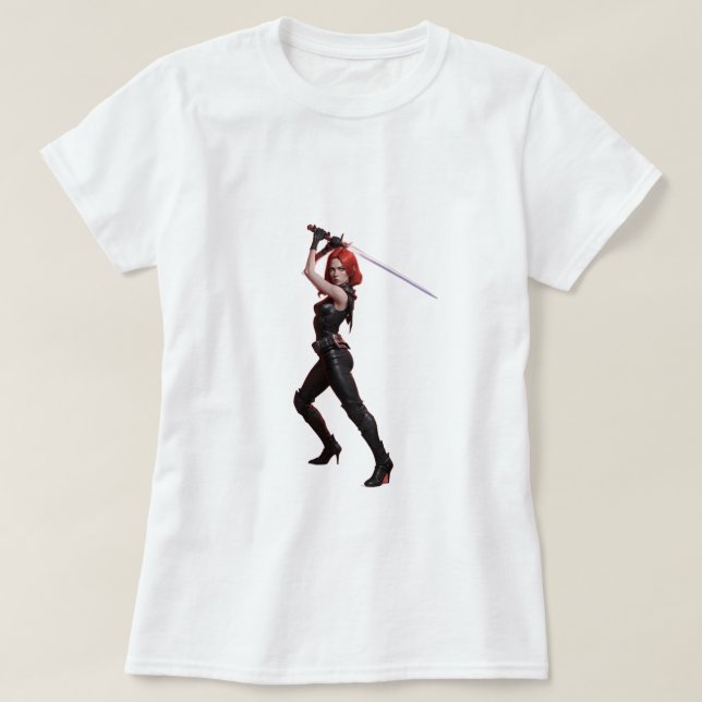 Camiseta mulher lutadora t shirt (Design framsida)