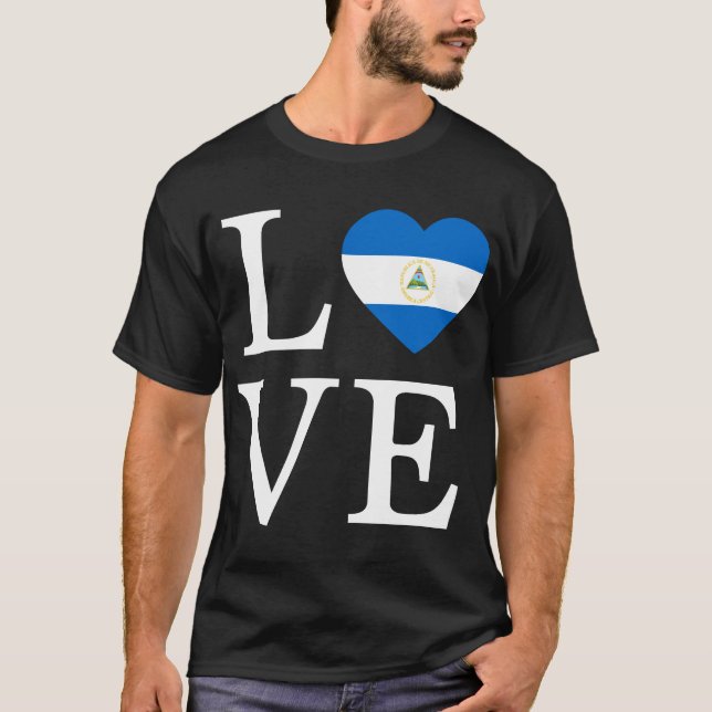 Camiseta - Nicaragua 04 - Sublimanic T Shirt (Framsida)