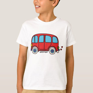 Camiseta niña furgoneta hippie van t shirt
