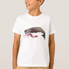 Camiseta niño cachalote y calamar gigante tee shirt