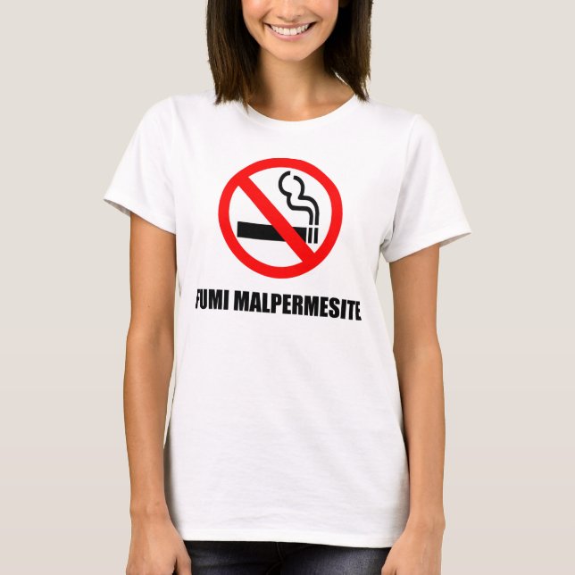 Camiseta no smoking tee (Framsida)