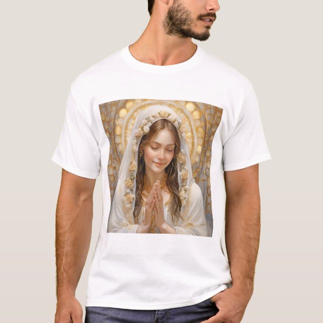 Camiseta Nossa Senhora de Fátima T Shirt (Framsida)
