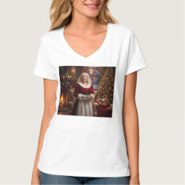 Camiseta o Natal de Mamãe Noel T Shirt