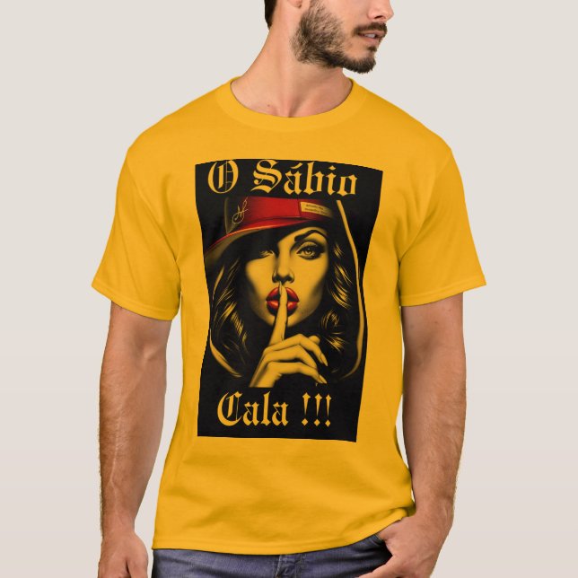 Camiseta O Sábio Cala T Shirt (Framsida)