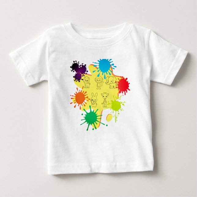 Camiseta para bebé con dibujo t shirt (Framsida)