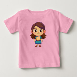 Camiseta para Bebé Muñeca Cómic T Shirt