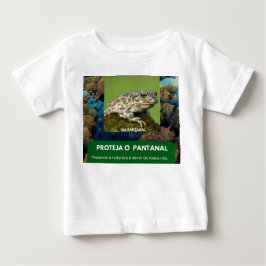 Camiseta para Bebês em Jersey Fina Via Pantanal  T Shirt