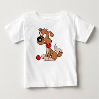 Camiseta para niño Caricatura de Perro y pelota T Shirt