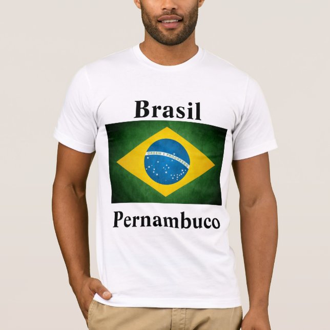 Camiseta Pernambuco Brasil T Shirt (Framsida)