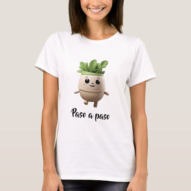 Camiseta Pipo Paso a Paso – Ilustración Emocional T Shirt (Framsida)