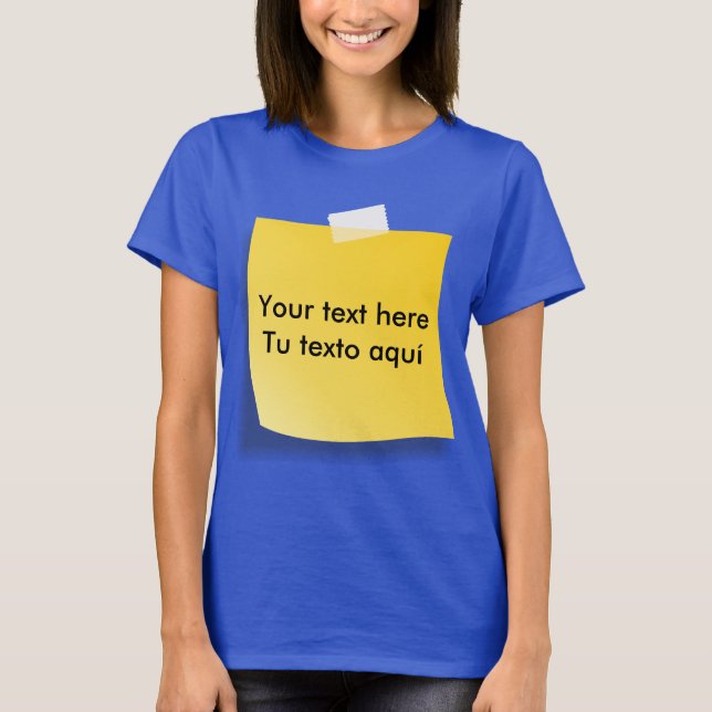 Camiseta post-it t-shirt (Framsida)