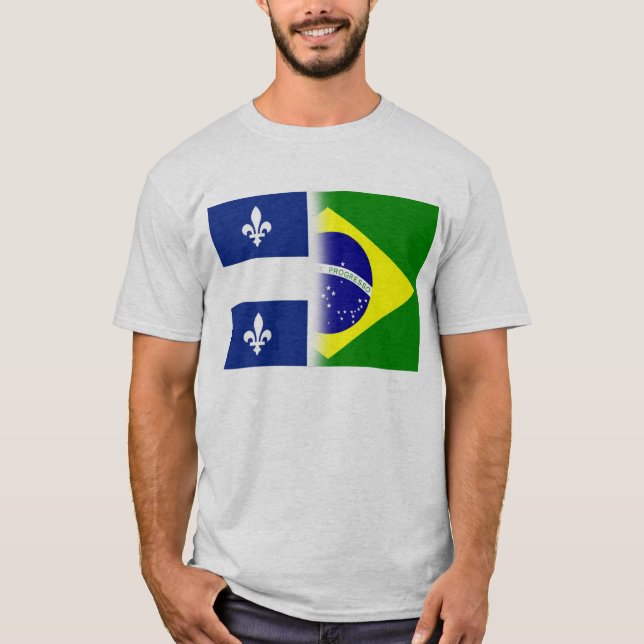 Camiseta Quebec Brasil T-shirt (Framsida)