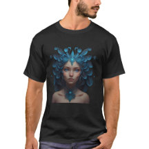 Camiseta rainha azul