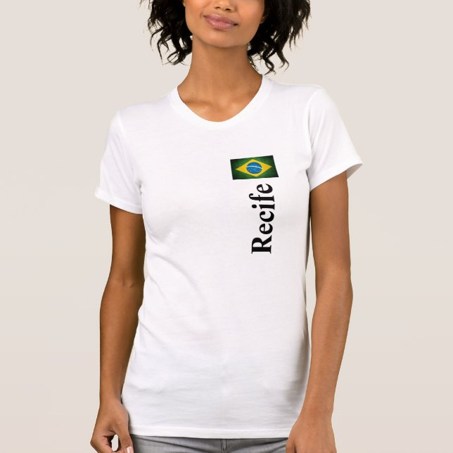 Camiseta Recife Brasil T Shirt (Framsida)