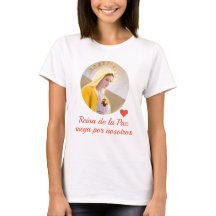 Camiseta Reina de la Paz de Medjugorje
