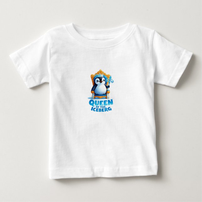 Camiseta reina pingüina t shirt (Framsida)