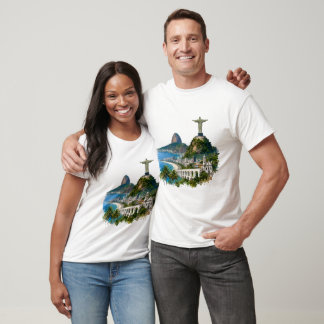 Camiseta Rio de Janeiro Cartão Postal T Shirt