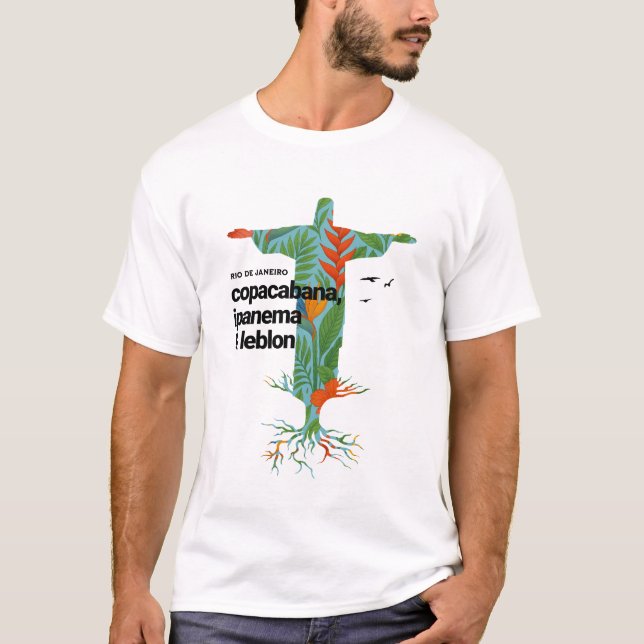 Camiseta Rio de Janeiro - Cristo Redentor T Shirt (Framsida)