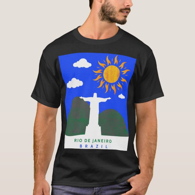 Camiseta Rio De Janeiro  T Shirt (Framsida)