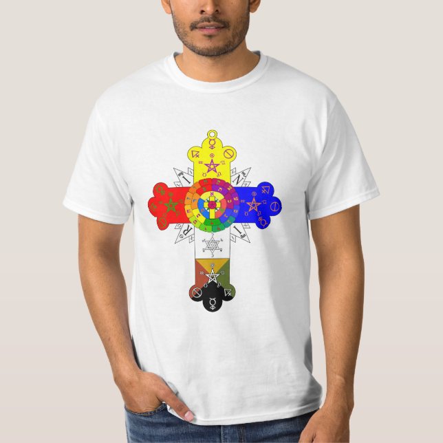 Camiseta Rosacruz Hermetica T-shirt (Framsida)