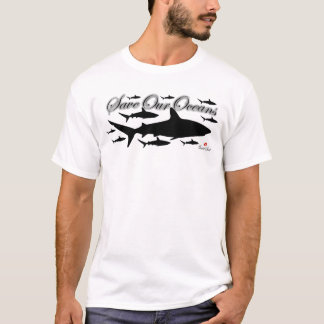 Camiseta - Save Our Oceans - Tubarão de Recife T-shirt