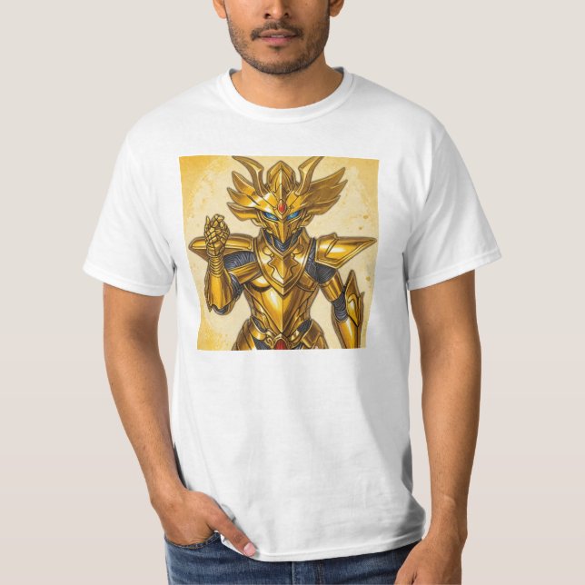 Camiseta Shaka cavaleiros do zodíaco T Shirt (Framsida)