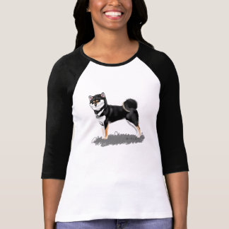 Camiseta shiba inu black&tan tröja